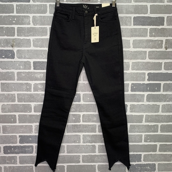 letter to juliet Denim - Letter To Juliet Black Amore Skinny Jeans Size 30